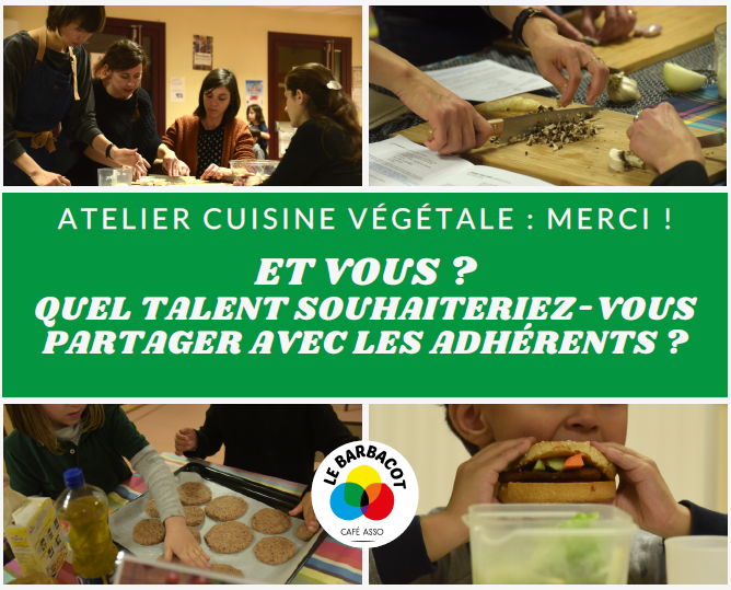 Atelier de cuisine végétale