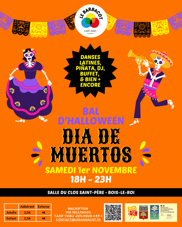 Bal d’Halloween – Spécial “Día de Muertos” au Barbacot !