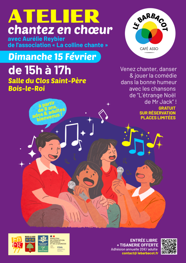 Atelier chorale – “L’étrange Noël de Mr Jack”